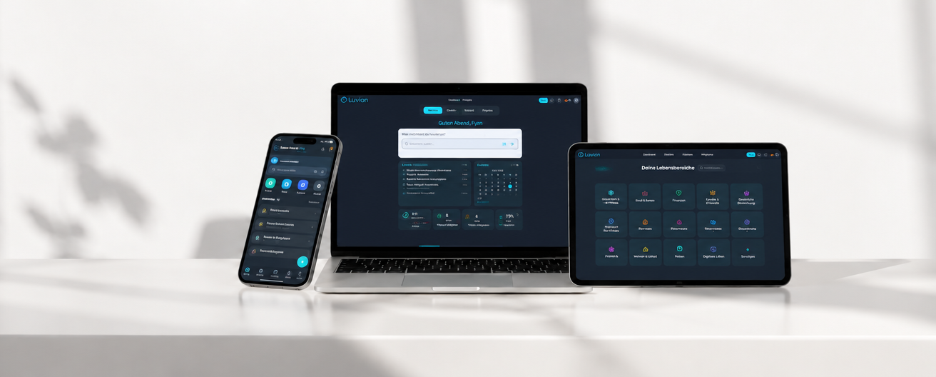 Livono.app auf Smartphone, Laptop und Tablet